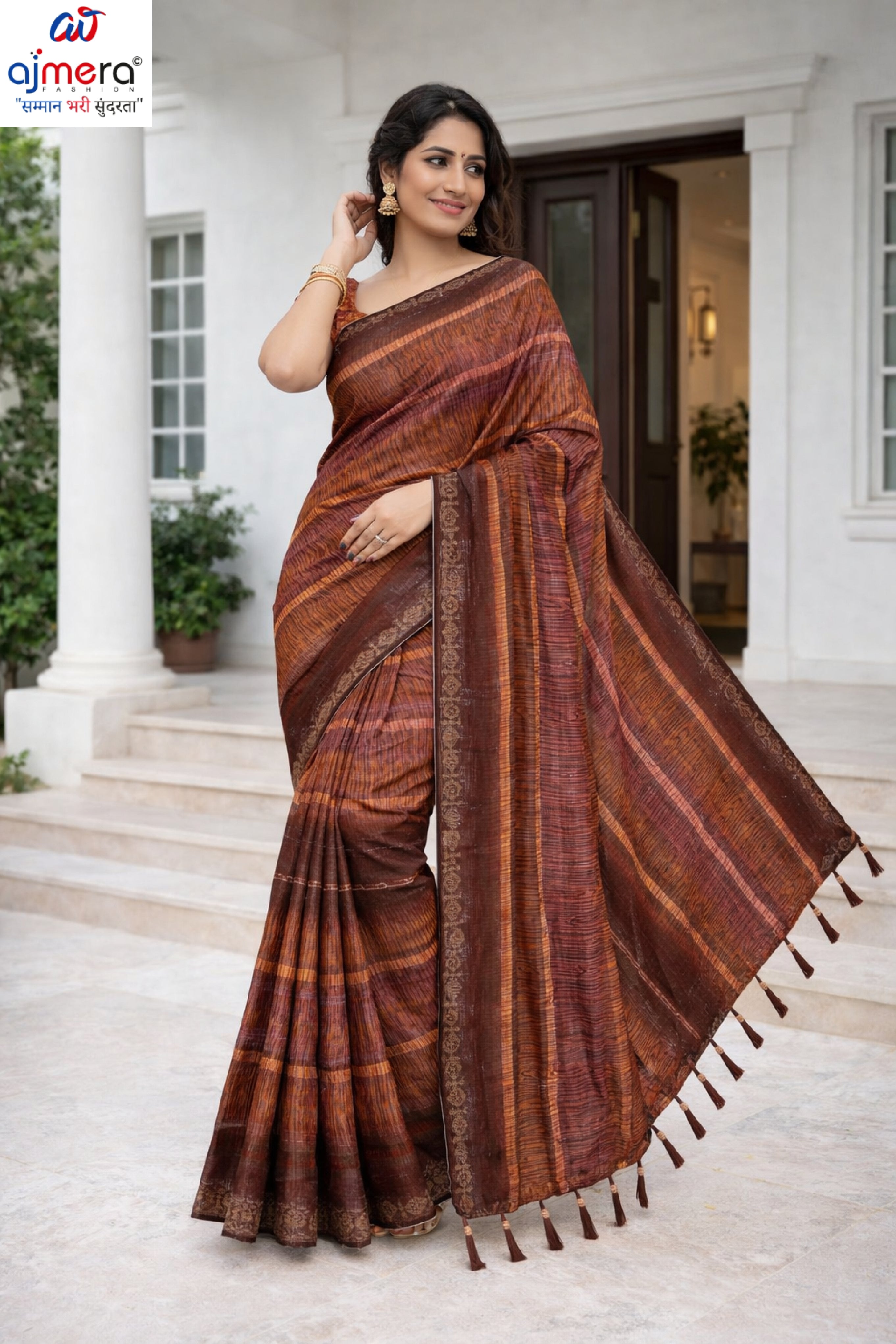 Matching Saree Wholesale with Blouse Piece for Premium Ethnic and Traditional Wear | RAL-BHASKAR