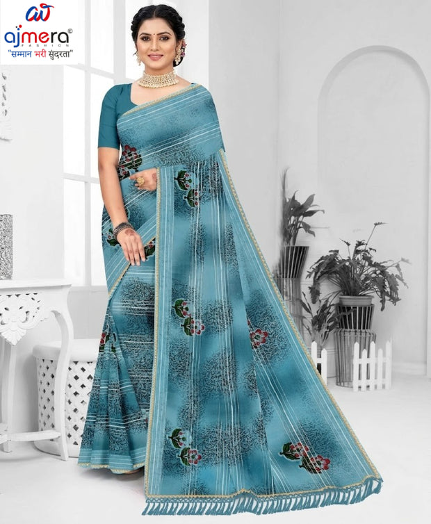 Graceful Printed Saree with Blouse Piece for Modern Ethnic Fashion  | GPT-BIJLI-3