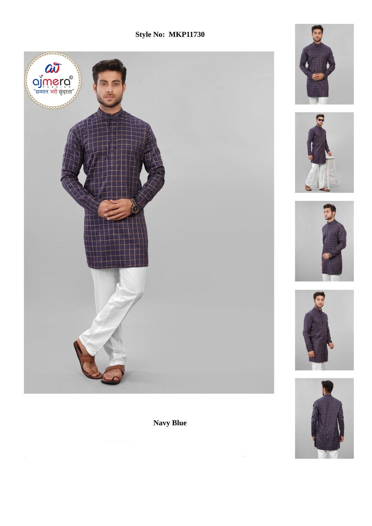 Premium Men's Kurta & Payjama for Wedding & Festive Wear | SNA-MKP11730