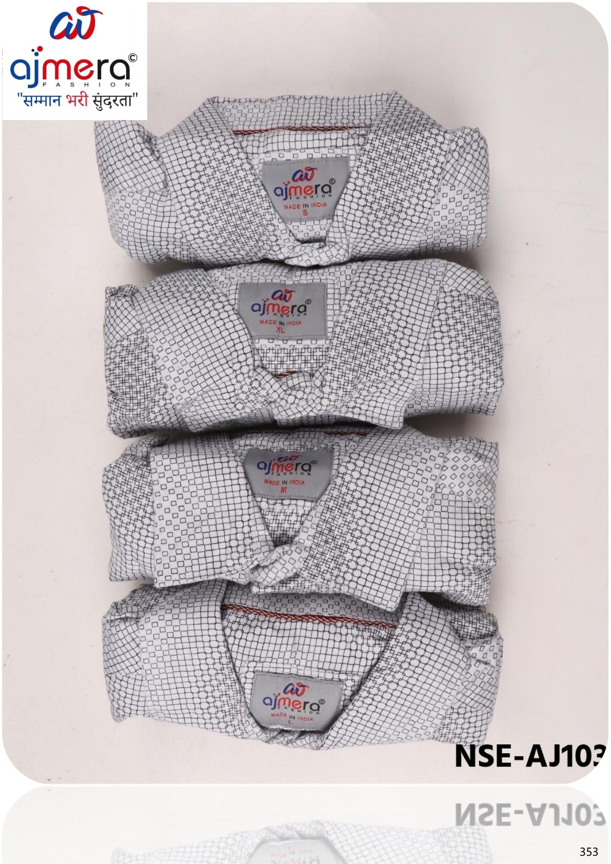 Mens Shirt Bulk Manufacturer India | NSE-AJ103