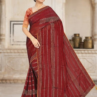 Fancy Dyed Matching Saree with Blouse Piece for Premium Ethnic and Traditional Wear | RAL-JUGNU