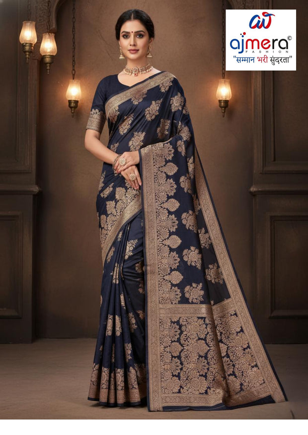 Festive Rapier Silk Matching Saree With Blouse Piece | DS-RAJKUMARI-1