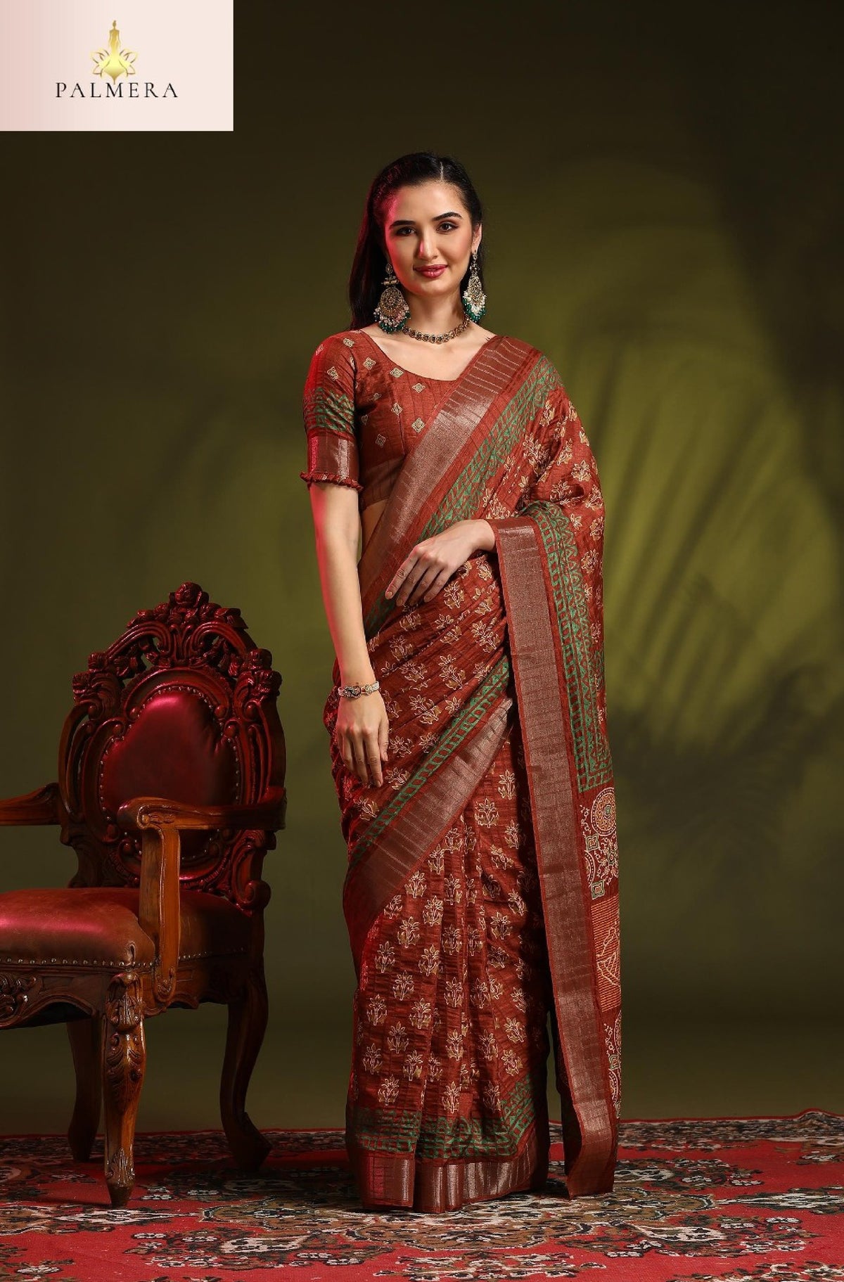 Holland Silk Handloom Silk Saree with Blouse for Premium Ethnic and Traditional Wear | ALL-HOLLAND SILK-04