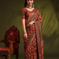 Holland Silk Handloom Silk Saree with Blouse for Premium Ethnic and Traditional Wear | ALL-HOLLAND SILK-04
