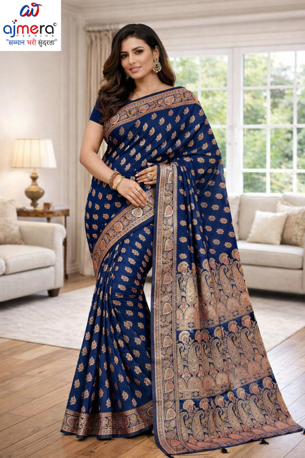 Artisan Craft Jacquard Silk Saree With Blouse Piece | TUL-CLEAR SILK VOL-15
