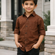 Kids Dobby Shirt Wholesale in Surat | RJ9-192