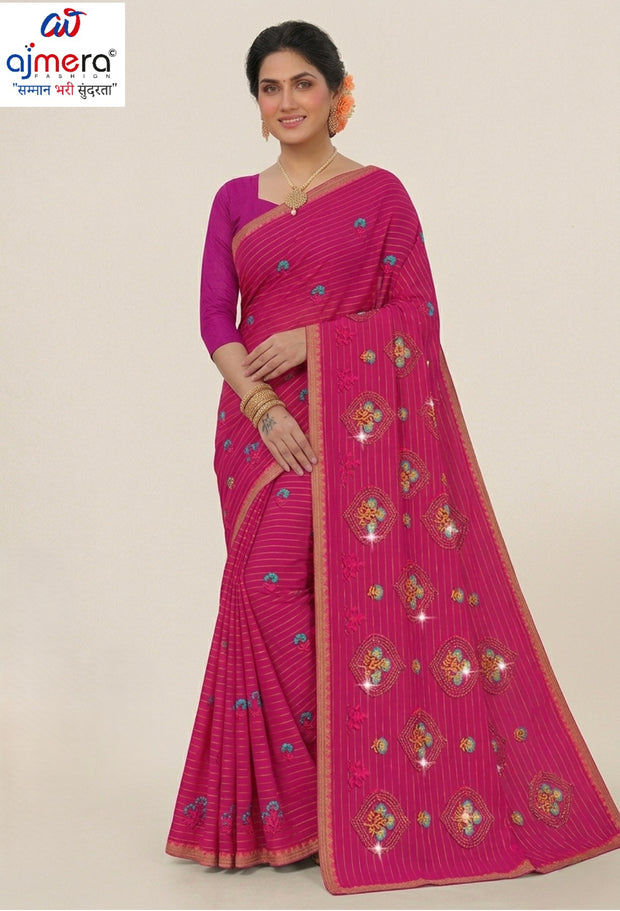 Daily Wear Cotton Saree with Without Blouse for Premium Ethnic and Traditional Wear | PJA-EK NAZAR