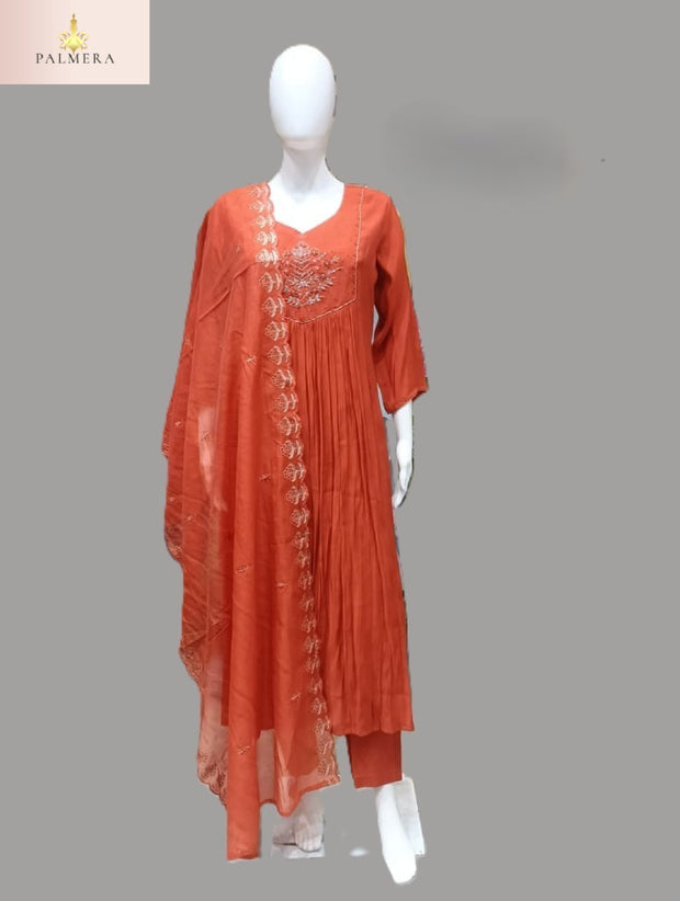 Elegant Designer Palmera Kurti Set for Women | MIK-279D