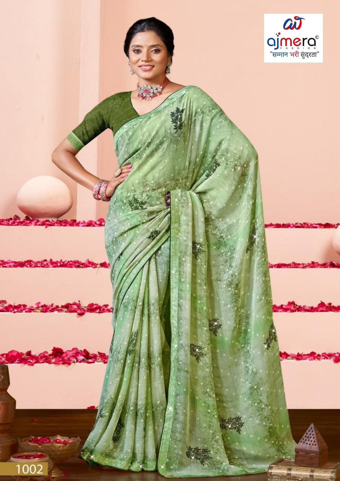 Exclusive Printed Saree with Blouse Piece for Elegant Ethnic Look | PRM-KAMINI