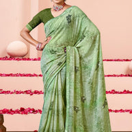 Exclusive Printed Saree with Blouse Piece for Elegant Ethnic Look | PRM-KAMINI