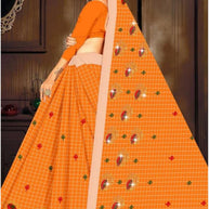 Wholesale Cotton Saree with Without Blouse for Premium Ethnic and Traditional Wear | PJA-PRIYANKA