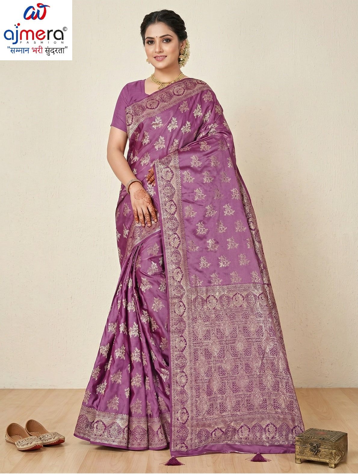 Elegant Jacquard Silk Saree with Designer Blouse Piece for Festive Elegance | DBU-MANGAL BELLA VOL-02