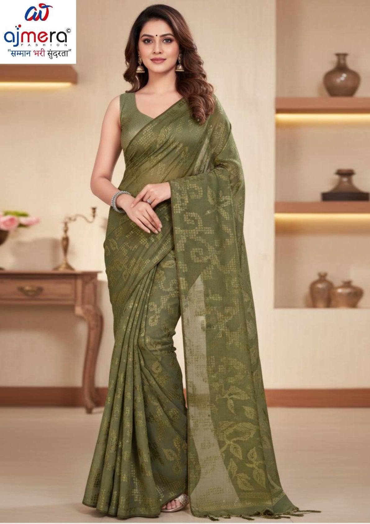 Chic Printed Saree with Blouse Piece for Sophisticated Ethnic Style  | RDD-SOFIA VOL-02