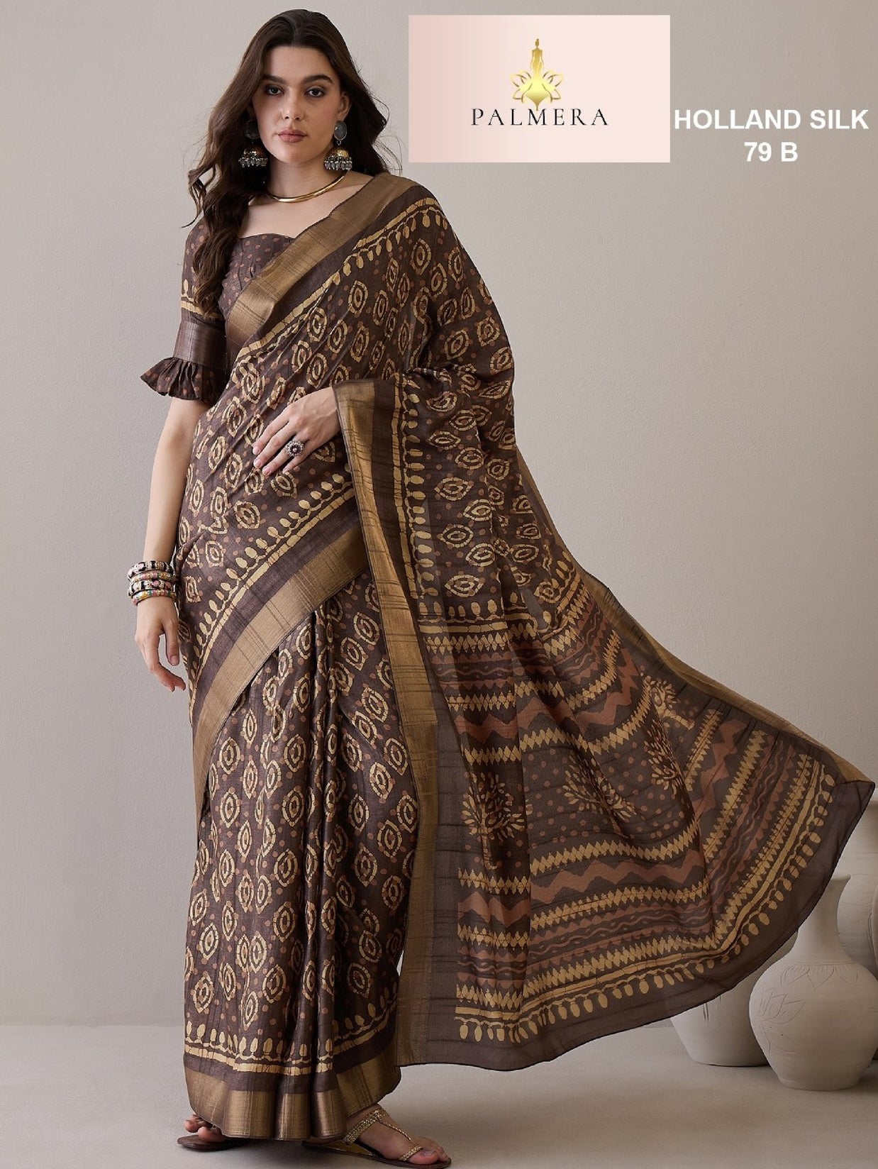 Holland Silk Handloom Silk Saree with Blouse for Premium Ethnic and Traditional Wear | ALL-HOLLAND SILK-79