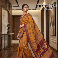 Beautiful Printed Saree with Blouse Piece for Cultural Celebrations | RMF-BAHURANI VOL-9