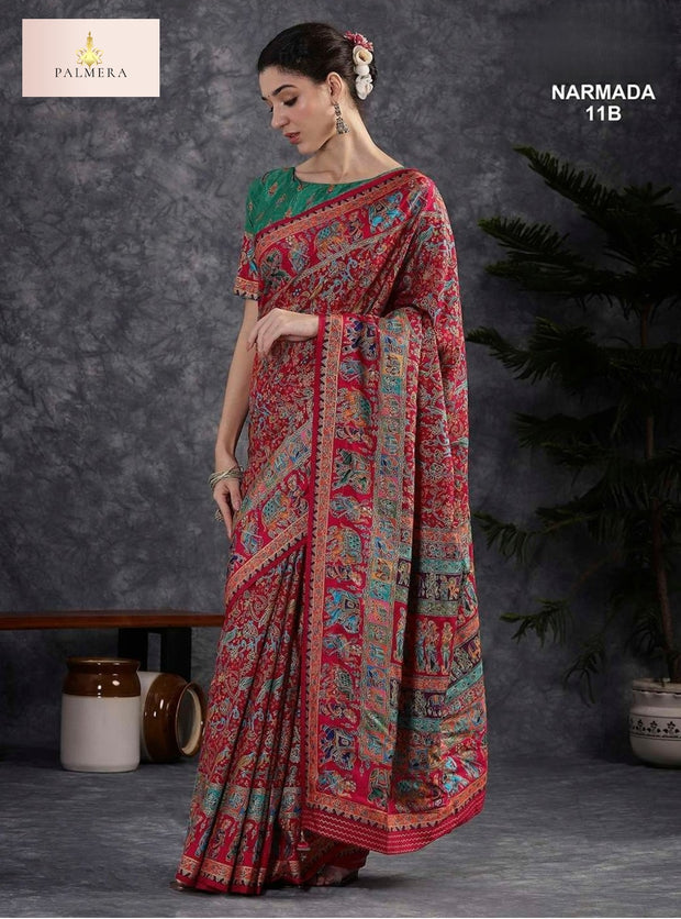 Palmera Saree Wholesaler and Palmera Saree Supplier | ALL-NARMADA-11