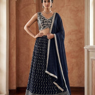 Elegant Designer Party Wear Gown for Women | AAS-77424