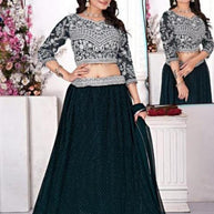 Elegant Designer Jorjet Party Wear Gown for Women | SHP-NIDHI