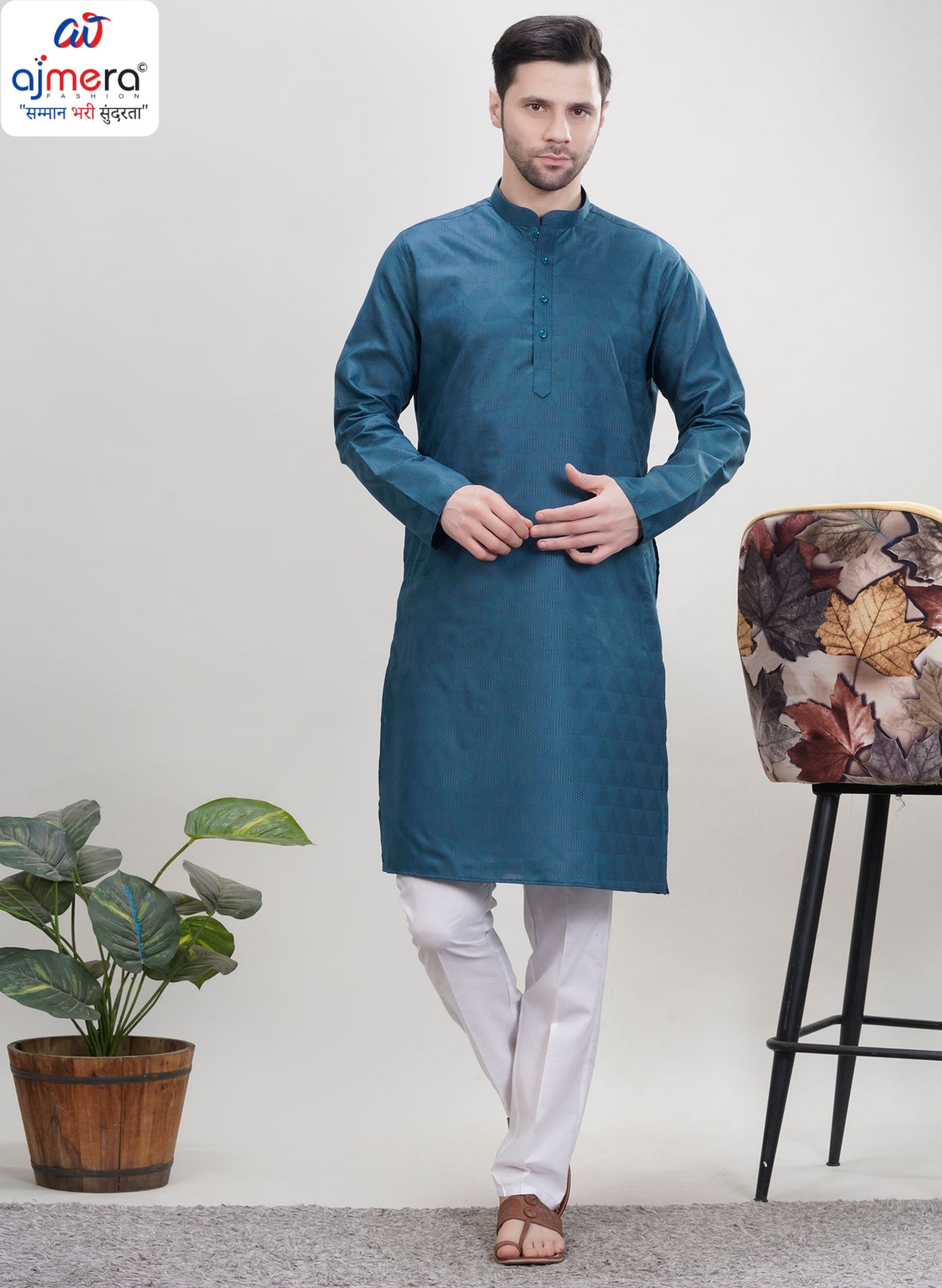 Premium Men's Kurta & Pajama for Wedding & Festive Wear | SNA-MKP12909