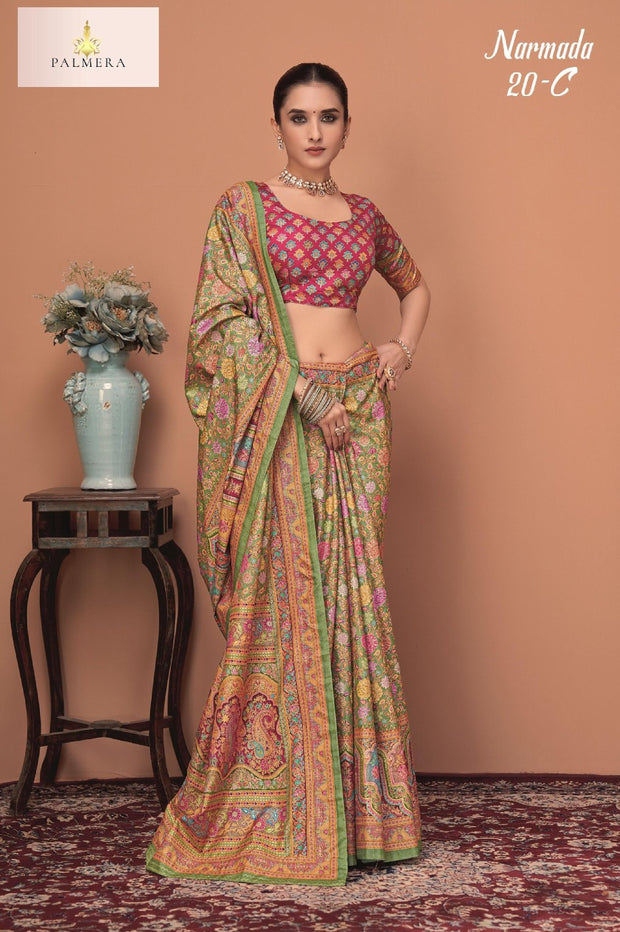 Palmera Saree Manufacturer and Palmera Saree Supplier | ALL-NARMADA-20