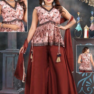 Elegant Chinon Designer Party Wear Gown for Women | SHP-387