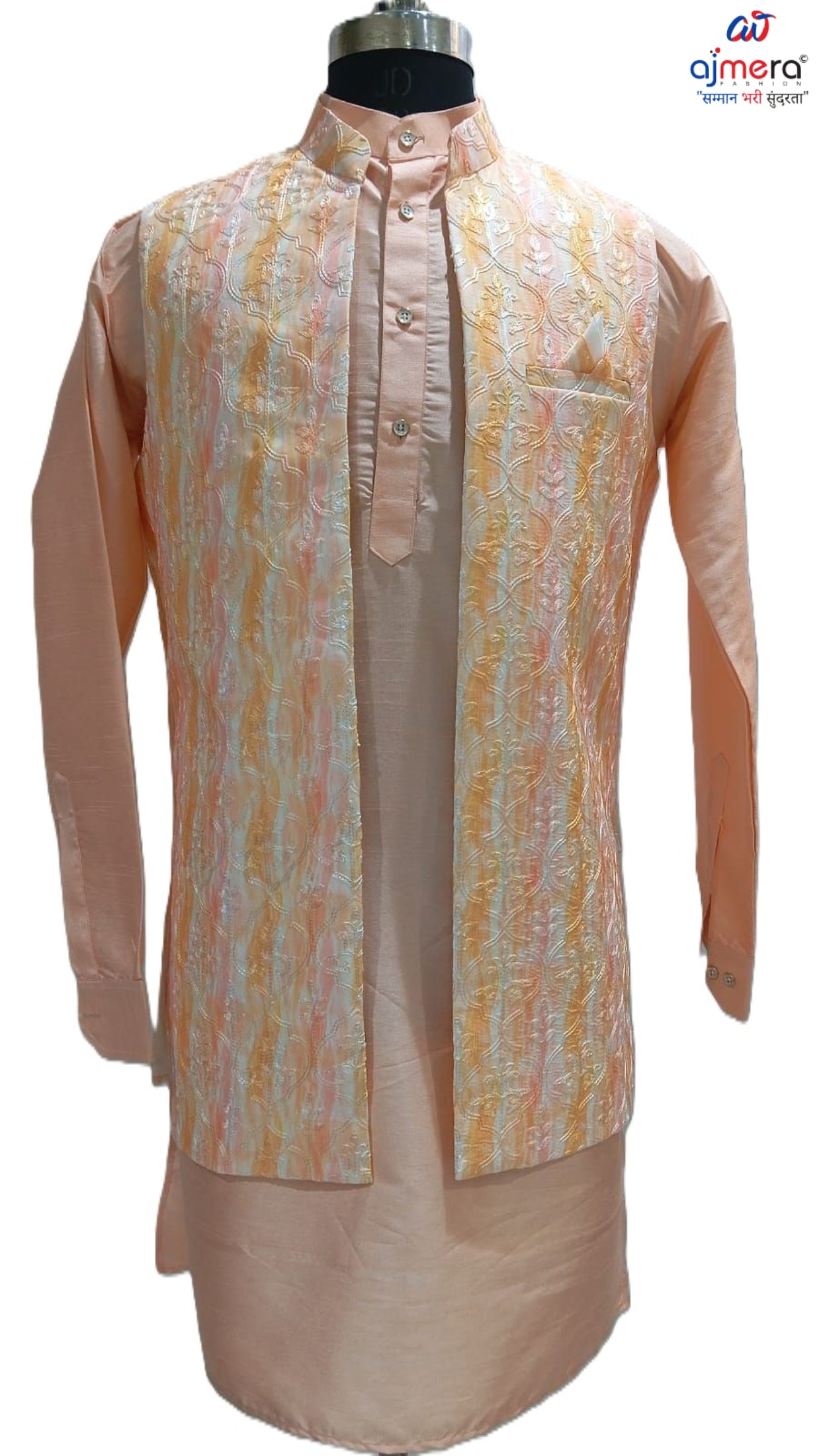 Premium Men's Kurta & Payjama for Wedding & Festive Wear | SNA-MKP12730