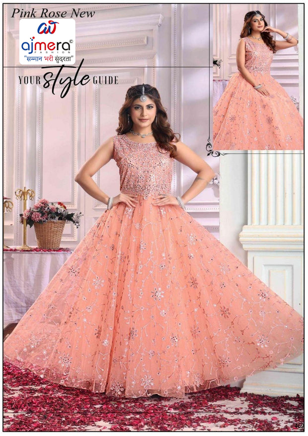 Designer Gown for Women | KTC-PINK ROSE