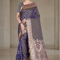 Luxury Jacquard Silk Saree with Blouse Piece for Wedding & Party Wear | TUL-MALBARI SILK VOL-41