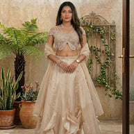 Designer Organza Gown for Women | YVD-YSC142P