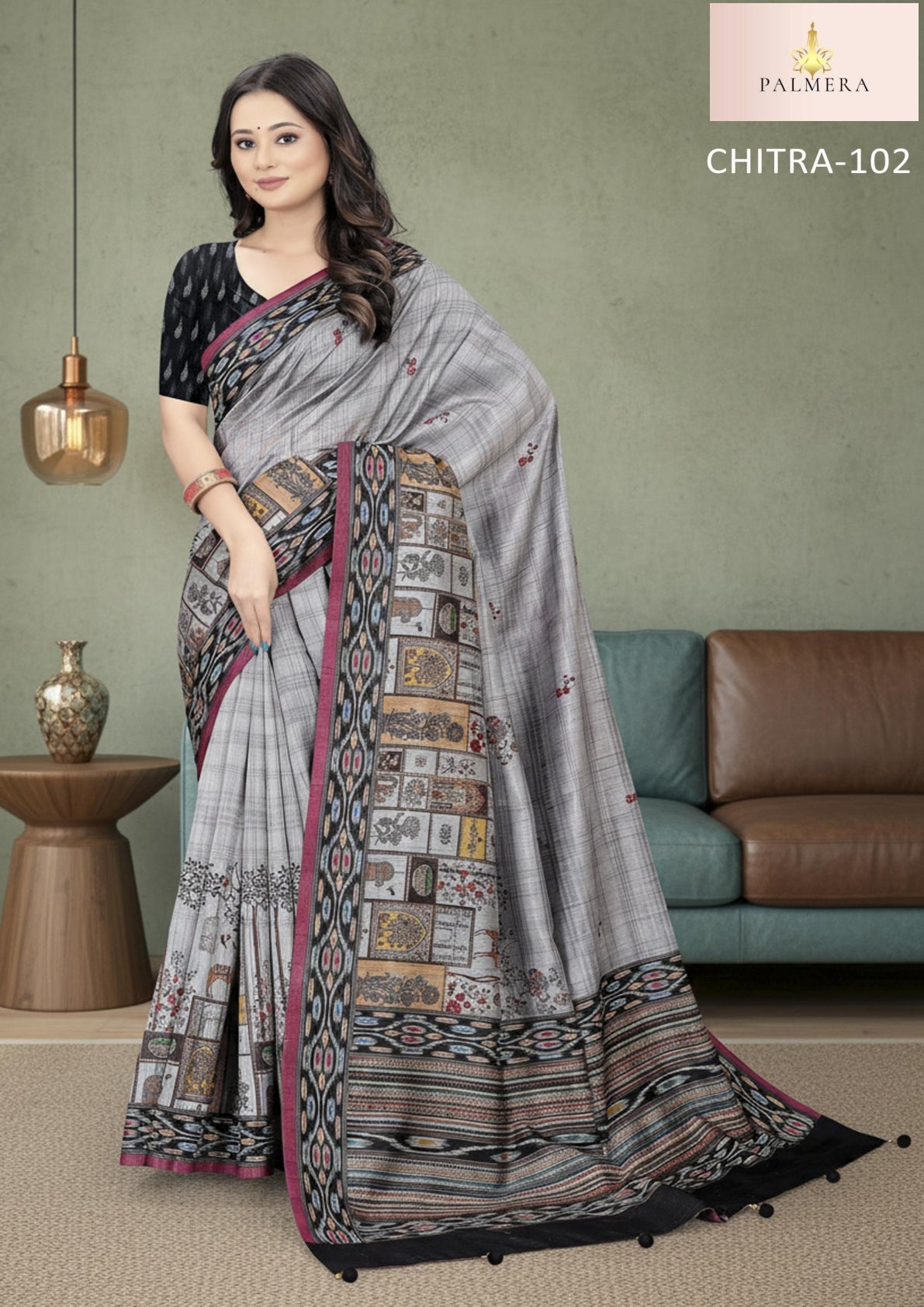 Chitra Blended Silk Saree with Blouse for Premium Ethnic and Designer Wear | ALL-CHITRA VOL-01