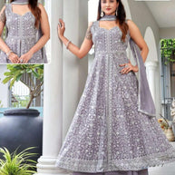 Designer Georgette Gown for Women | JNX-GARIMA17-XL