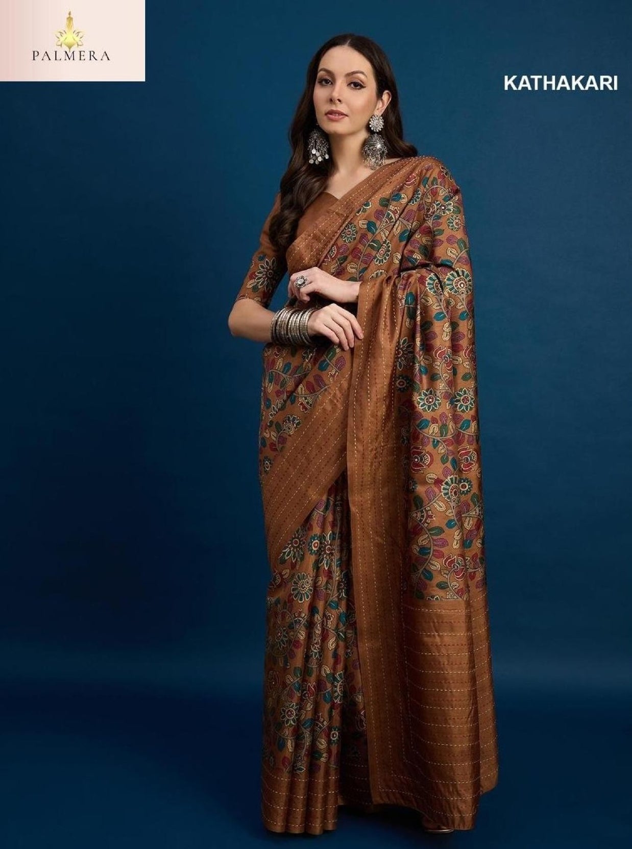 Palmera Saree Wholesaler and Palmera Saree Supplier | ALL-KATHAKARI VOL-02