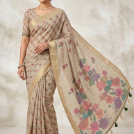 Luxury Craft Jacquard Silk Saree With Blouse Piece | ATN-USHA