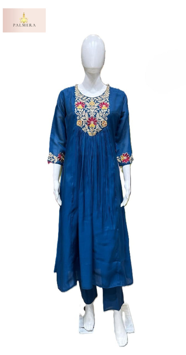 Stylish Designer Palmera Kurti Set for Women | MIK-359F