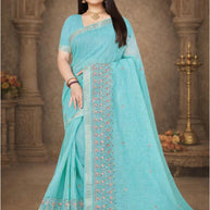 Classic Craft Jacquard Silk Saree With Blouse Piece | MTE-25351