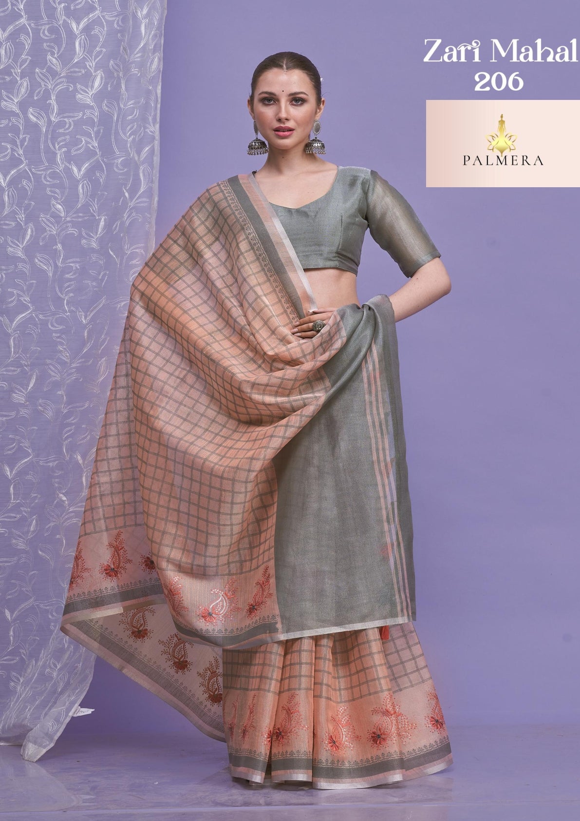 Palmera Saree Wholesaler and Palmera Saree Supplier | ALL-ZARI MAHAL VOL-02