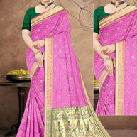 Dyed Saree Wholesale Market Surat with Blouse Piece for Premium Ethnic and Traditional Wear | SRF(M)-CHANDRATAL