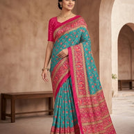 Designer Printed Saree with Blouse Piece for Special Occasions  | VER-BANJARAN-47456