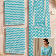 Premium Cotton Unstitched Suit Set | NCY-BANI-2