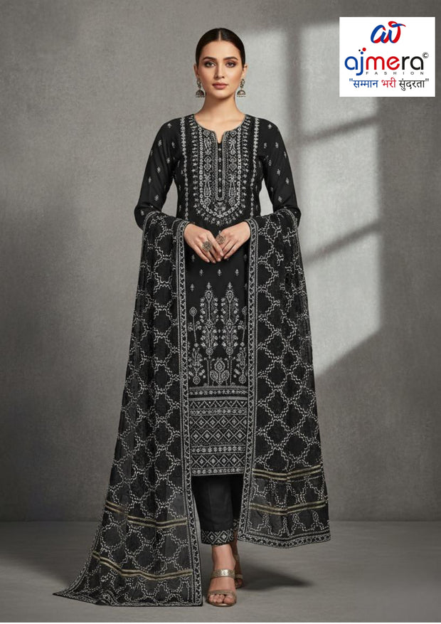 Premium Designer Unstitched Suit Set | MON-151