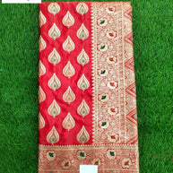 Stylish Jacquard Silk Saree with Blouse Piece for Festive Collection | SBV-SS-5-2370