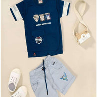 Kids Half T-Shirt & Pant Set Wholesale | KSL-974