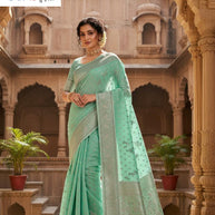 Classic Jacquard Silk Saree with Blouse Piece for Elegant Traditional Look | DS-JYOTI