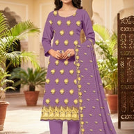 Premium Designer Unstitched Suit Set | RID-BURJ KHALIFA