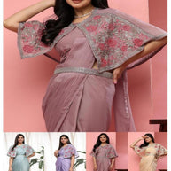 Designer Gown with Blouse for Women | ATZ-337