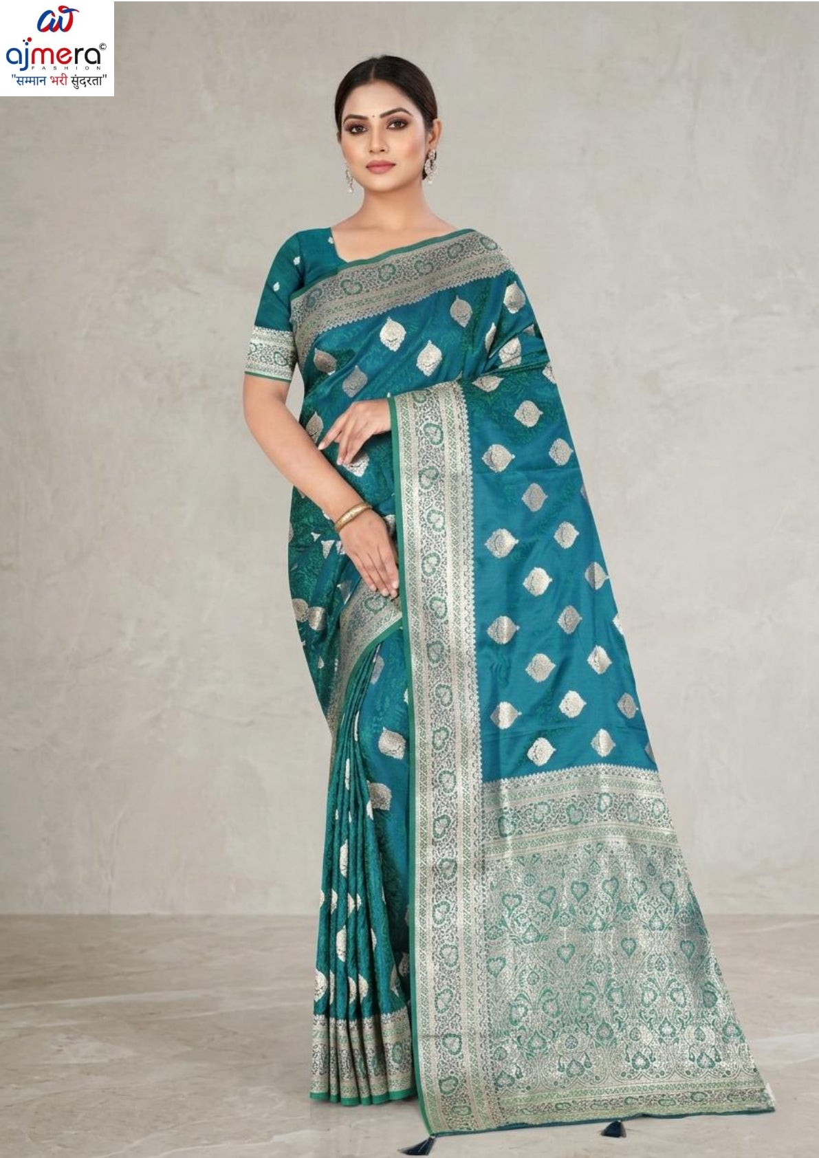 Versatile Rapier Silk Matching Saree With Blouse Piece | VDX-MUSKAN SILK