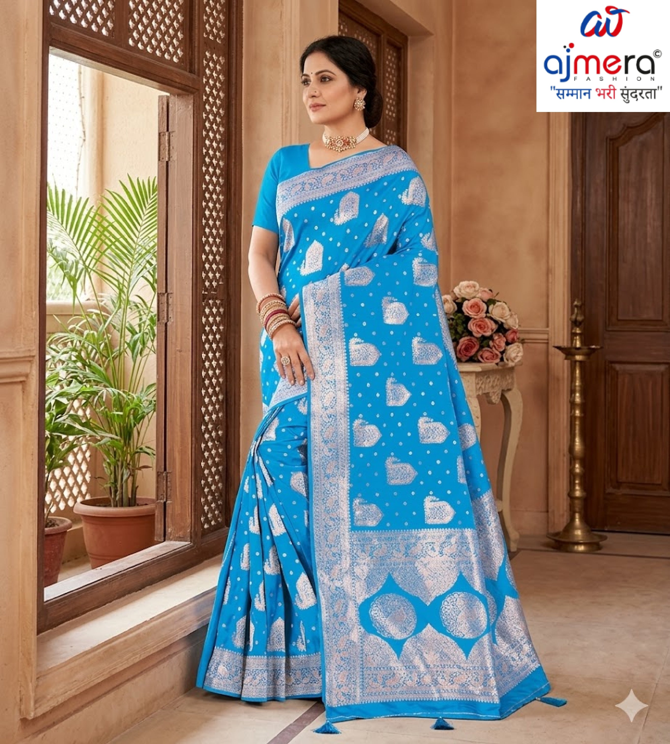 Fashionable Jacquard Silk Saree with Blouse Piece for Special Events | DBU-BANARASI SILK VOL-39
