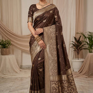 Radiant Jacquard Silk Saree With Blouse Piece | GTE-SIGNATURE