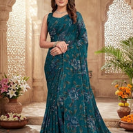 Premium Printed Saree with Matching Blouse Piece for Ethnic Elegance | RDD-KAAMYA VOL-02