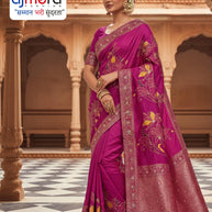 Handwork Heritage Saree Manufacturer and Handwork Heritage Saree Supplier | SXS-1667
